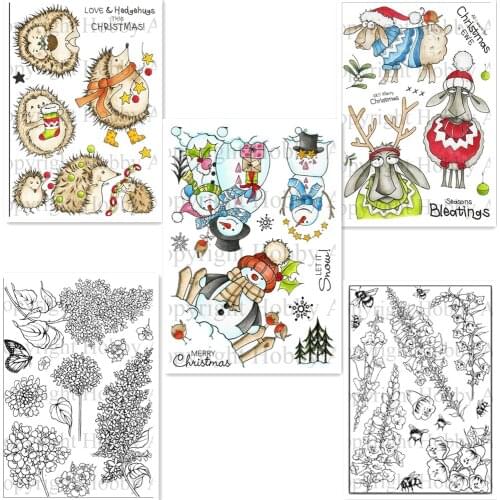 Animal background Clear Stamp Seal DIY Scrapbooking photo Album Decorative Clear Stamp A0706