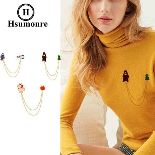 Hsumonre Brooches With Animals For Clothes
