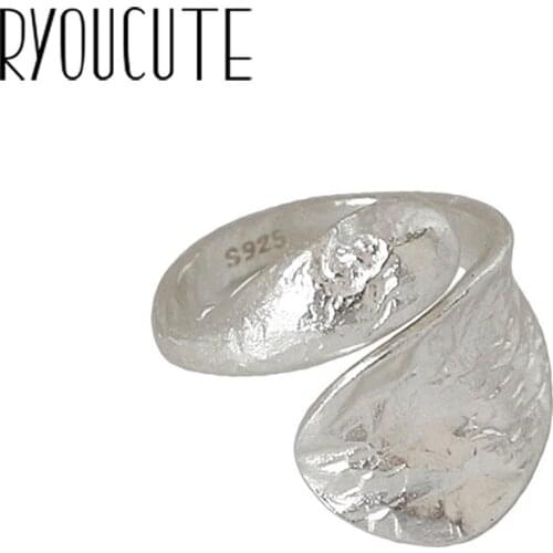 2020 HOT SALE Boho Real Silver Color Irregular Geoemtric Rings For Women Wedding Finger Ring Charm Jewelry New