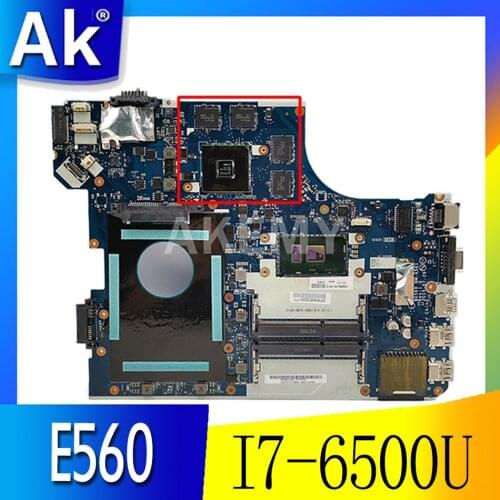 Best Value 01AW113 for Lenovo Thinkpad E560 Laptop Motherboard BE560 NM-A561 SR2EZ I7-6500U 216-0868000 100% Tested