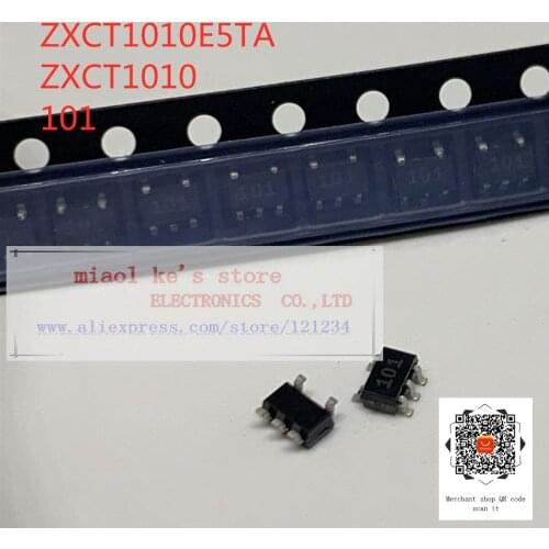 [ 10pcs ]100%New original: ZXCT1010E5TA ZXCT1010 101 - IC CURRENT MONITOR 1% SOT-23-5/SC-74A/SOT-753