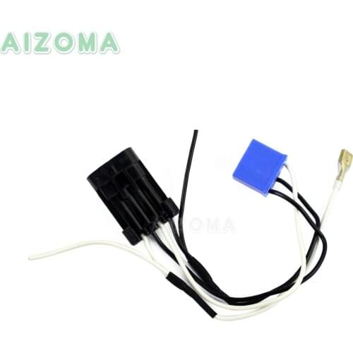 Motorcycle 5-3/4" LED Headlight Wire Harness Adapter 7'' LED Headlamp H4 Wire Plug For Harley Touring Street Electra Tri Glide