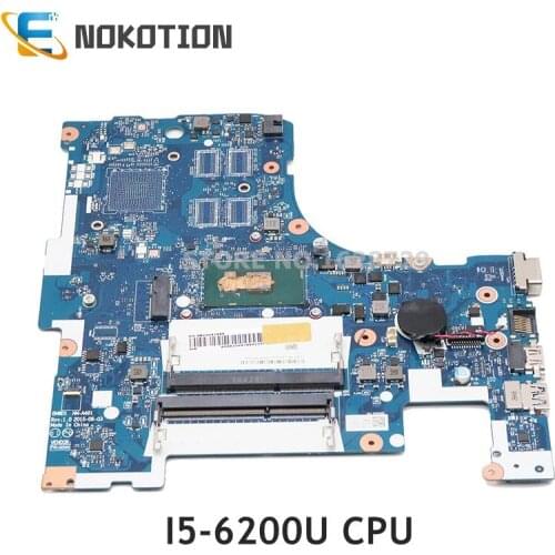 NOKOTION 5B20K61885 BMWD1 NM-A491 MAIN BOARD For Lenovo 300-17ISK laptop motherboard SR2EY I5-6200U CPU DDR3L