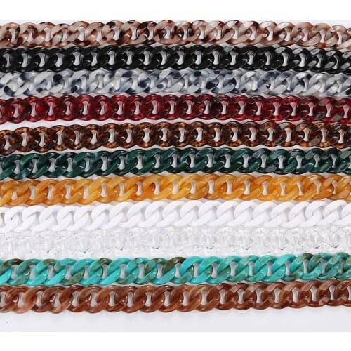 Acrylic Resin Plastic Handbag Accessories Bag Chaino obag handles wholesale Factory Supplier Handbag Straps hanger handles