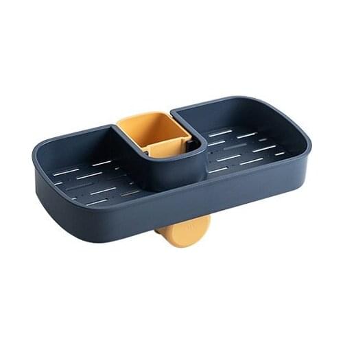 Faucet Rack Domestic Kitchen Sink Countertop Contains Drain Trough Non-Punching Items Kitchen Tools