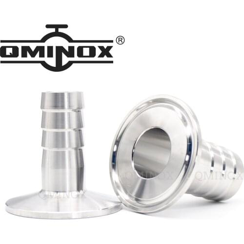 6mm-51mm Hose Barb x 0.5"-2" Tri Clamp Clover Coupling Homebrew Pipe Brewery Copper Tube Fittings Stainless Steel SUS 304 316L