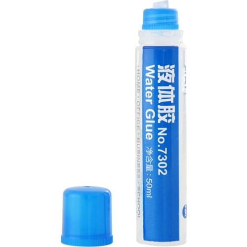 1pcs 50ML Water Glue Touch Paper for DIY School Office Supplies Adhesive Liquid Super Glue Student Stationery Liquid-Glue