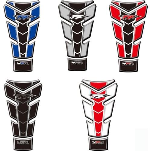 3D Motorcycle Tank Pad Protector Sticker Tank Decal Fishbone Protective Decals For Yamaha FZ6 Fazer 600 2004 - 2009 05 06 07 08