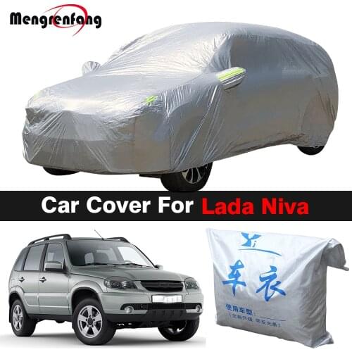Full Car Cover For Lada Chevrolet Niva Outdoor Anti-UV Sun Rain Snow Fog Resistant DustProof Cover