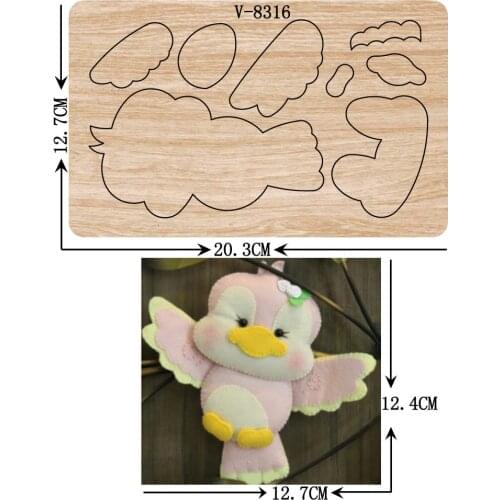 New bird wooden dies cutting dies for scrapbooking Multiple sizes V-8316