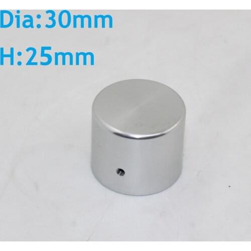 DIY Chassis Accessories Aluminum Alloy Knob Volume Control Power Switch Diameter 30mm Height 25mm