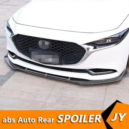 For Mazda3 Axela Body kit spoiler 2020-2021 For Mazda 3 Axela ABS Rear lip rear spoiler front Bumper Diffuser Bumpers Protector