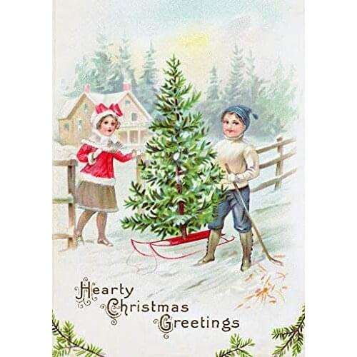 For A Christmas Metal Tin Sign Art Holiday Decoration Outdoor & Indoor Sign Wall Decoration Painting Christmas Metal Plate