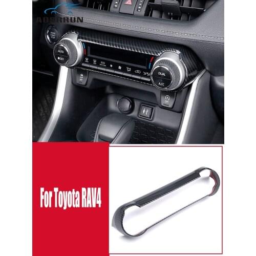 For Toyota RAV4 RAV 4 XA50 2019 2020 Car Accessories Decorative frame for air conditioning knob