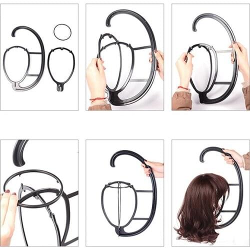 Wig Hanger Salon Barber Shop Hanging Hats Holder Dryer Display Stand Wig Accessory Wig Stand Rack Bothor Long & Short Wigs Cap