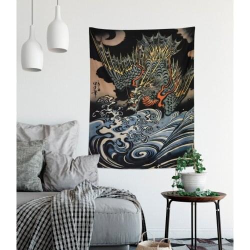 Japanese Dragon Art - Japanese Dragon Tapestry