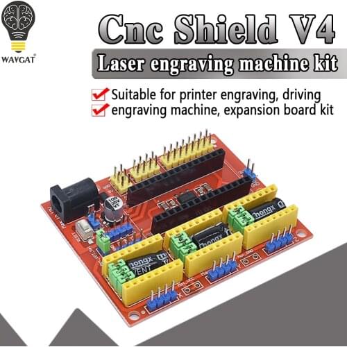 CNC Shield V3 V4 Engraving Machine Compatible With Nano 3.0 / A4988 Driver Expansion Board Module for the 3D Printer Diy Kit