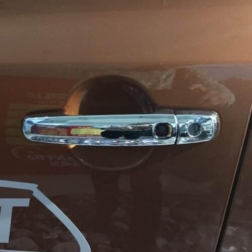For Suzuki Vitara Escudo 2015 2016 2017 ABS Chrome Door Handle Cover Trim Decoration Frame Sticker Car Styling Accessories