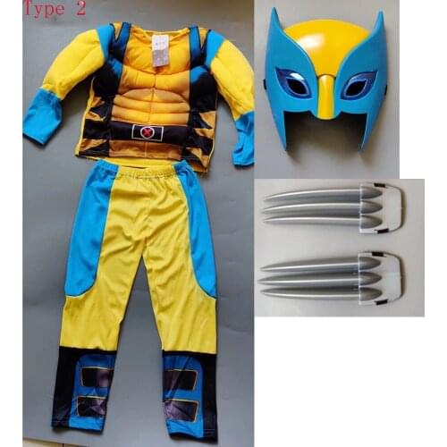 Movie Iron Wolf Costume Kids Boys Cosplay Party Fancy Dress Children Birthday Dress