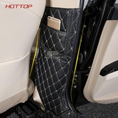 Leather Protector Side Edge Protection Protected Anti-kick B column for Toyota Camry 2018 2019 car styling