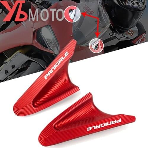 Logo For DUCATI PANIGALE 899 2013 2014 2015 1199 2012 2013 2014 Accessories Motorcycle Aluminum Mirror Hole Cover Side Bracket