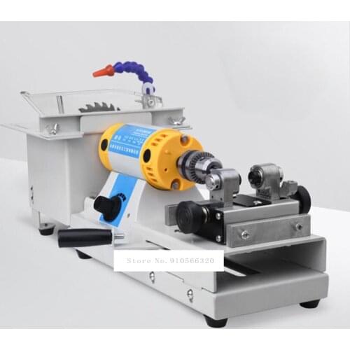 Multifunctional Bench Grinder Jade Cutting / Drilling / Grinding / Engraving / Bead Polishing / Wax Table Grinder 110/220V 750W