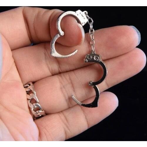 1/6 Scale Model Metal Alloy Erotic Handcuffs Ankle Openable Customizable Length Suit Set Toy for 12" Action Figure Accessory