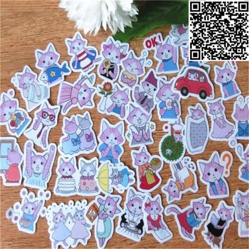 40 PCS/Lot Bunny everyday Style Mix Stickers For Kids Skateboard Laptop Luggage Motorcycle Toy JDM Waterproof DIY Sticker