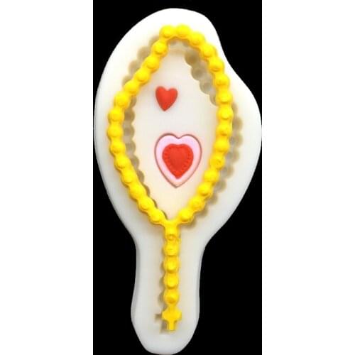 Wholesale 10 pcs/lot Photo Frame Heart Silicone Mold Sugarcraft Fondant Cake Decorating Tools Cupcake Chocolate Baking Mold