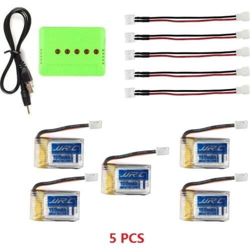 Original 3.7V 150mAh Battery and USB Charger for JJRC H36 RC Quadcopter Spare Parts Accessories