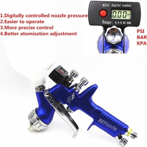 Spray Gun/Digital Display Spray Gun /Electronic Display Spray Gun /Sprayer Gun/Air Tools/Air Spray Gun/Digital Display Pressure