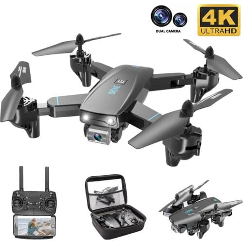 S173 Professional Fpv Drone 4K HD With Dual Camera 2.4G RC Quadcopter Altitude Hold Wifi Foldable Drones Kit Helicopter Toy Gift
