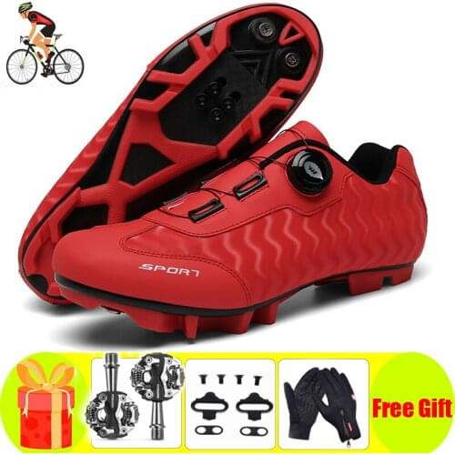 Self-locking Cycling Shoes Men SPD Pedals Outdoor Sport Racing Mountain Bike Sneakers Women Professional Sapatilha Ciclismo MTB