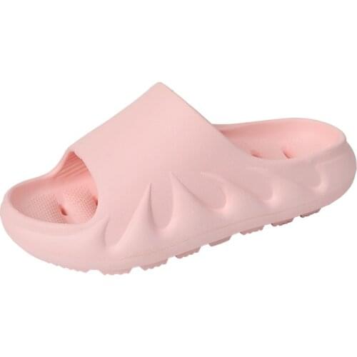 Women Fashion Couple Flame Sole Quick Drying Hollow-out Slippers Summer Round Head Indoor And Outdoor Casual Sandals Lightweight