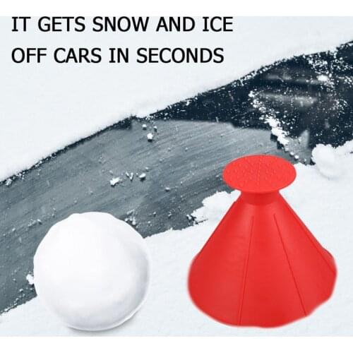 Window ice cleaning brush winter car snow windshield funnel scraper for Mitsubishi ASX Outlander Lancer Evolution Pajero Eclips