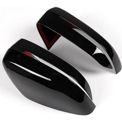 Tonlinker Cover Stickers for SKODA KODIAQ 2017-18 Car Styling 2PCS ABS Chrome Exterior Rearview mirror Decoration Cover Stickers