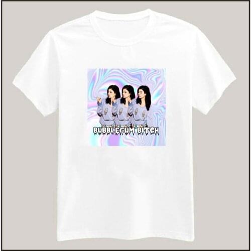 Harajuku girl Print Women Tshirt Cotton Casual Shirt White Lady Top Tee Big Size Hipster HH305-397