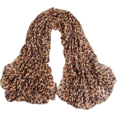 1 Pcs Sexy New Fashion Long Emulation Silk Leopard Shawl Lady Chiffon Designer Autumn Soft Warm Scarves Wrap