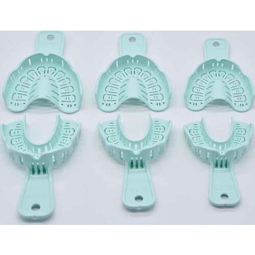 6Pcs Dental Impression Trays Teeth Holder Planting Trays
