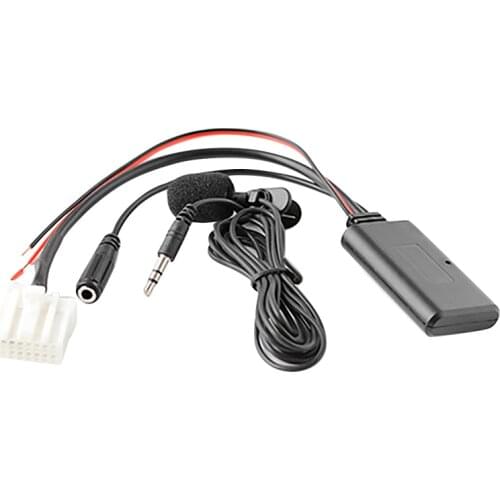 Car Bluetooth 5.0 Aux Cable Microphone Handsfree Mobile Phone Free Calling Adapter for Mazda 2 3 5 6 MX5 RX8 CX7