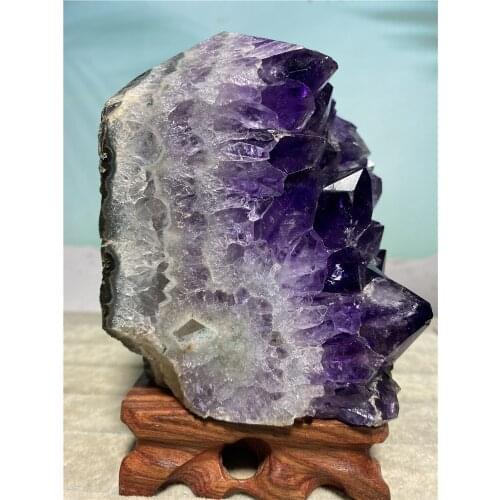 Tower Natural Amethyst Raw Quartz Purple Crystal Cluster Healing Stones Specimen Home Decoration Crafts Gift Wand