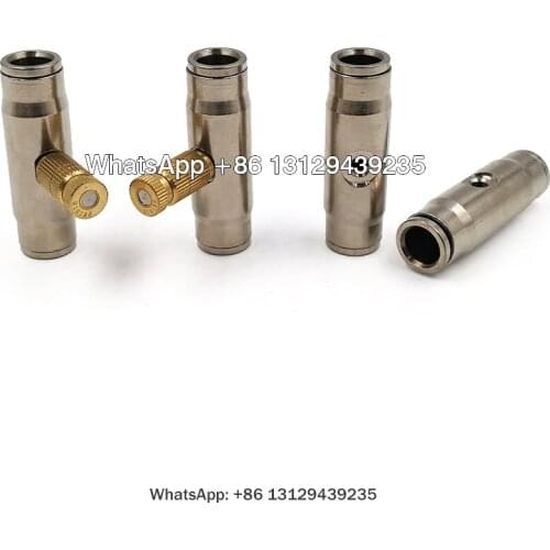 Quick Coupling Slip Lock Through,Slip Lock Fittings,For Mist Cooling System,Quick Connector,Brass Quick Connecting Joint,Push-in