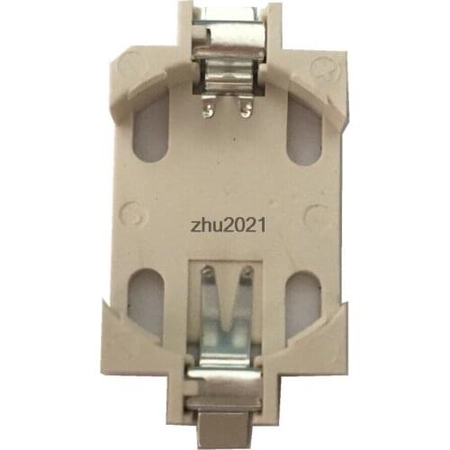 CR2032 battery holder 3V battery shell coin button battery box Tin plating BS-6 surface mount 2 soldering points,10pcs/lot