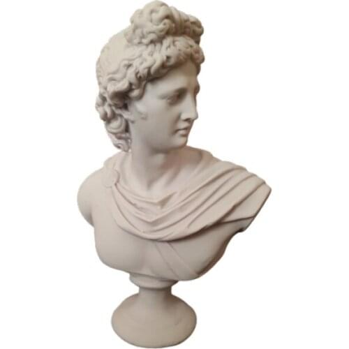 EU Home Decoration Arose Apollo Bust Sculpture Home Office Decor