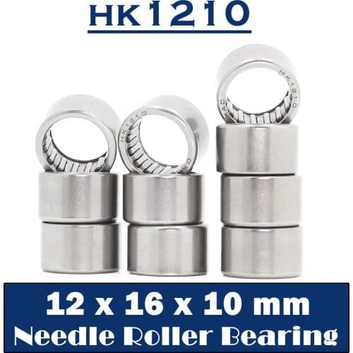 HK1210 Needle Bearings 12*16*10 mm ( 10 Pcs ) Drawn Cup Needle Roller Bearing HK121610 TLA1210Z 57941/12