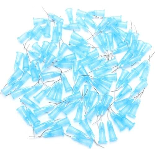 100pcs Irrigation Bent Needle Tips For Teeth Whitening