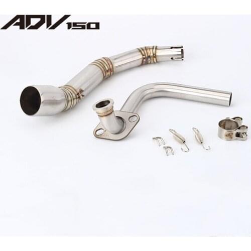 Motorcycle Modified Parts ADV150 Exhaust Pipe ADV150 Front Hexagon Muffler X-ADV