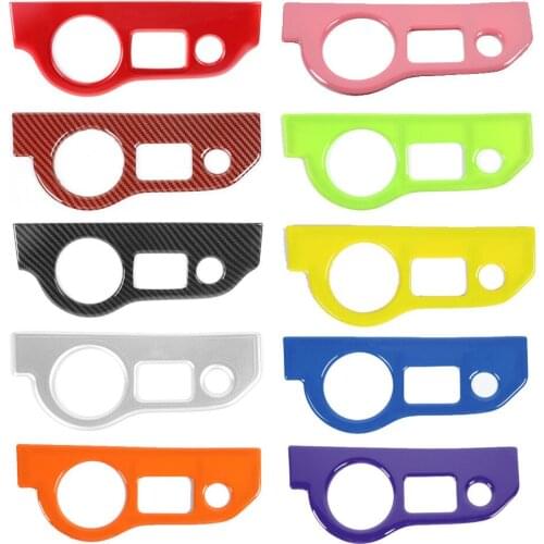 Interior Mouldings for Dodge Challenger 2015+ Charger 2010+ Car Headlight Switch Button Decoration Cover Trim Car Accessories