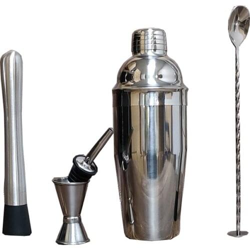 Cocktail Shaker Set Stainless Steel Snow Kettle Cocktail Shaker Shaker Bar Tools Cocktail Stirrer