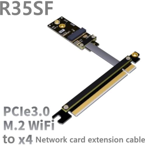 PCIe x16 to M.2 A.E. key WiFi adapter extension cable wireless network card cable